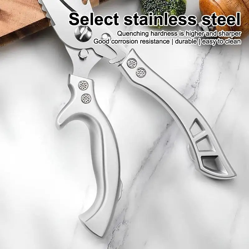 Multipurpose High Carbon Steel Chicken Scissors Ultra Sharp