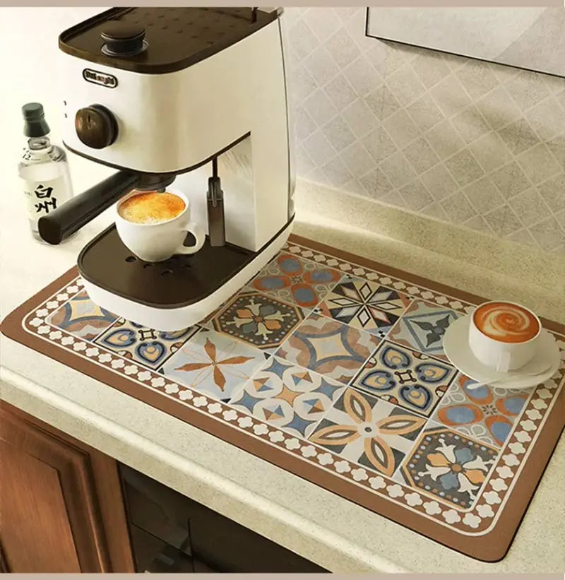Coffee Machine Drain Pad Super Absorbent Dish Drying