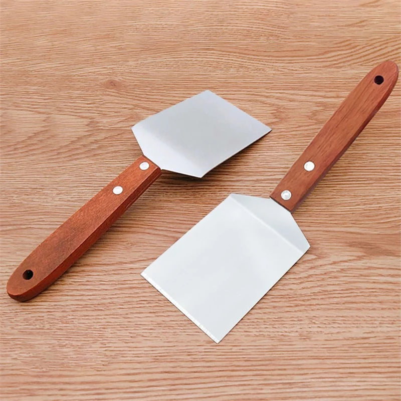Stainless Steel Spatula Grill Scraper Non Stick Durable