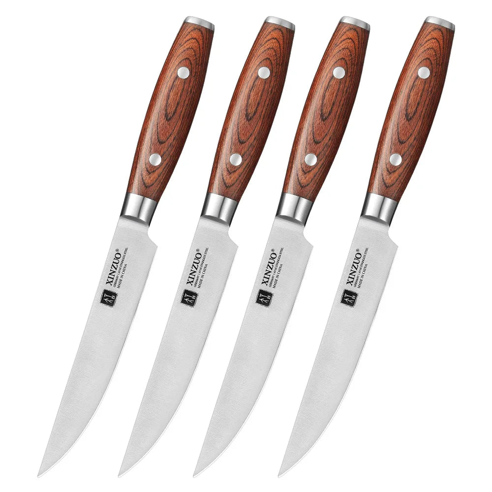 Xinzuo 1pc/4pcs Professional Knife Steak Knife Razor Sharp