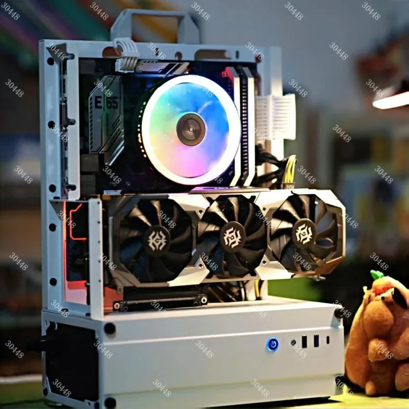 Open Frame Pc Case 240/360 Liquid & Air