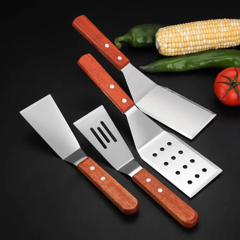 Stainless Steel Spatula Grill Scraper Non Stick Durable