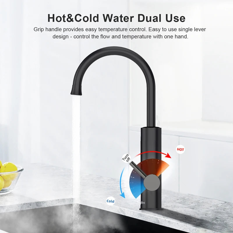 Briwellna Electric Water Heater 220v In Faucet Tankless