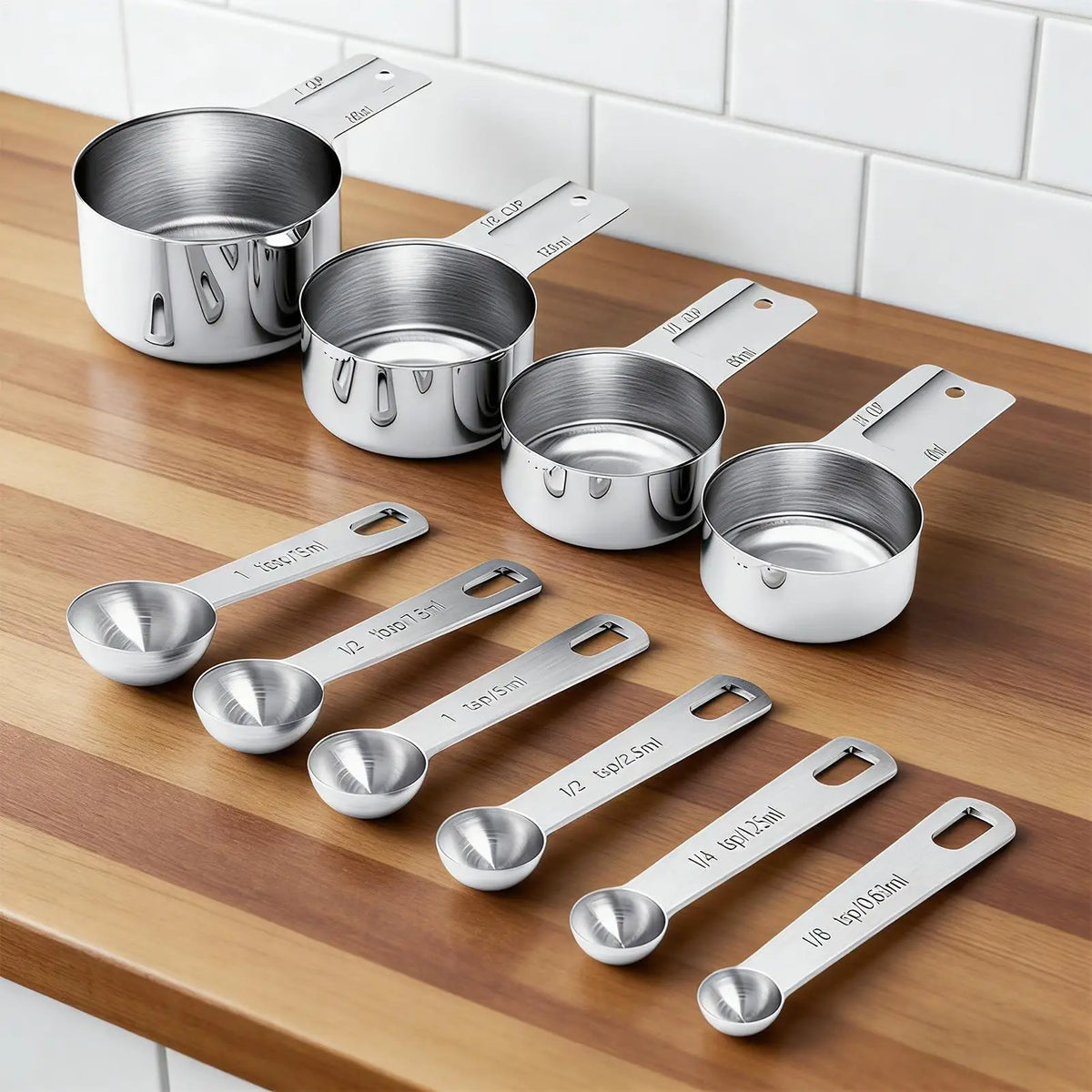 Measuring Cups Premium Stackable Measuring Spoon Scale Stainless