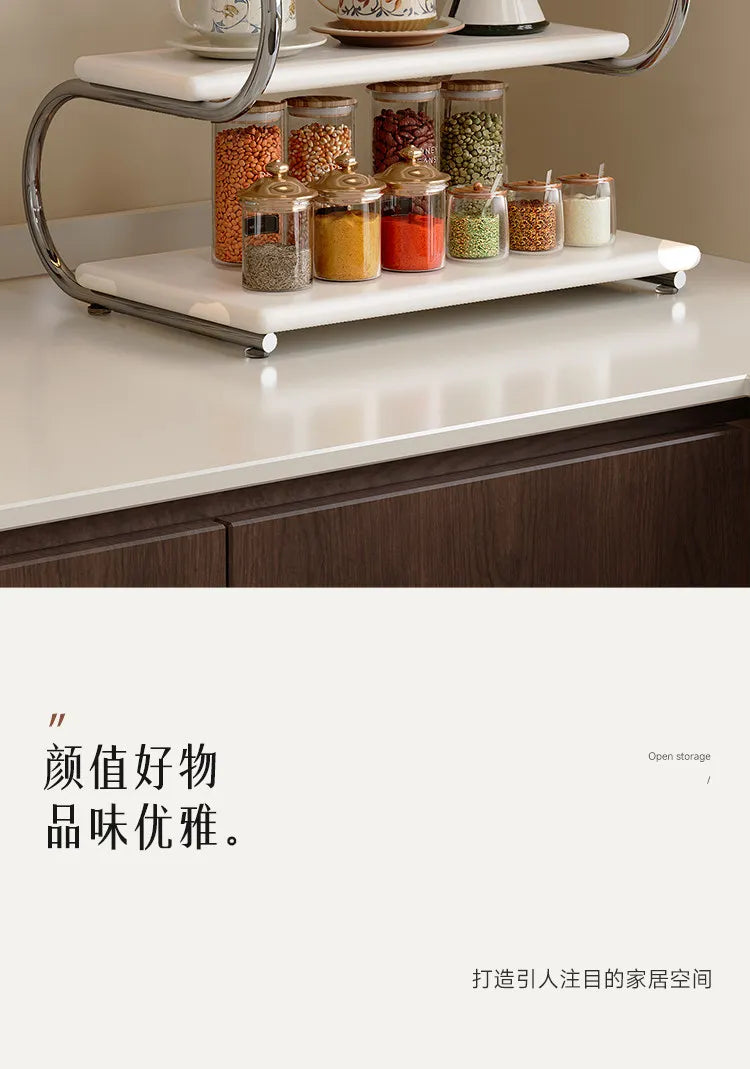 Spice Rack Trinket Shelf Display Wooden Stand Display