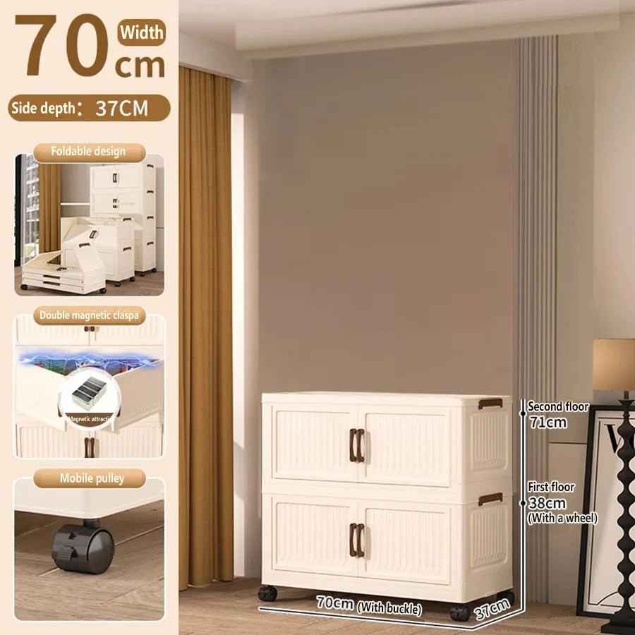 Storage Box Foldableing Cabinet Storage Cabinet Clothes Toys