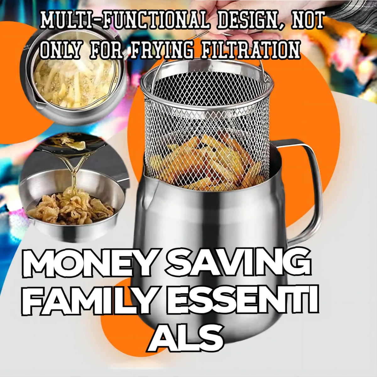 Deep Frying Pot 304 Stainless Steel Mini Deep