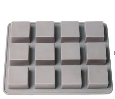 12 Squares Cake Cupcake Chocolate Baking Tray Fondant
