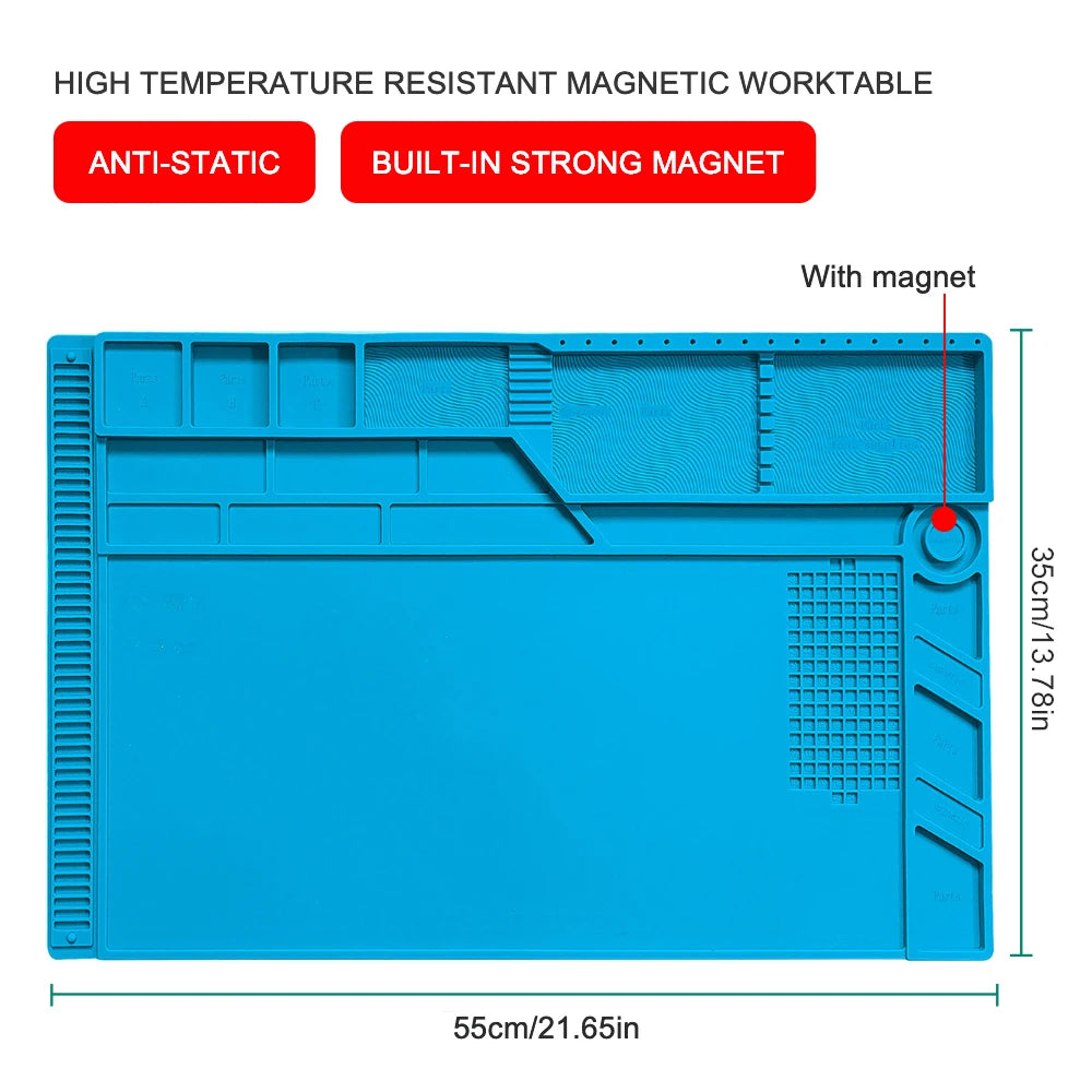 Soldering Silicone Mat Work Mat Heat Anti-Static Esd