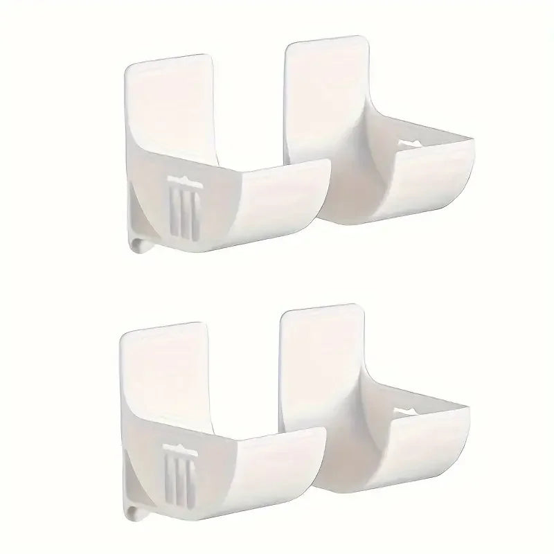 Punch-Free 4-Pack Storage Rack Plastic Wrap Garbage Bag