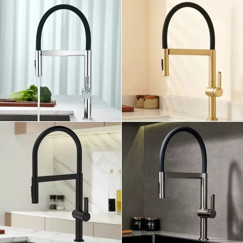 Gray Faucet Sink Faucets Brass Pull Down Sprayer