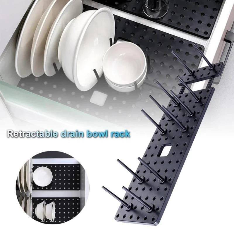 Organizer Dish Drying Rack Plates Shelf Removable Plastic