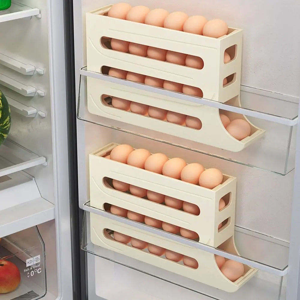 Practical Refrigerator Egg Storage Box 30 Grids Plastic