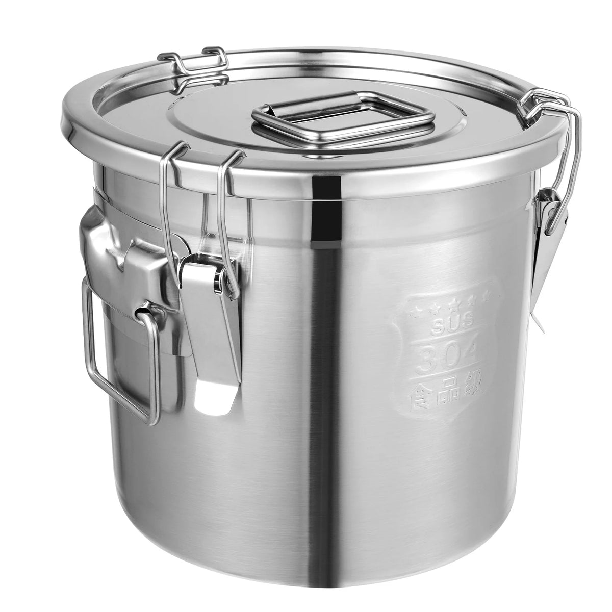 Bymaocar 12l 304 Stainless Steel Cereal Container Metal