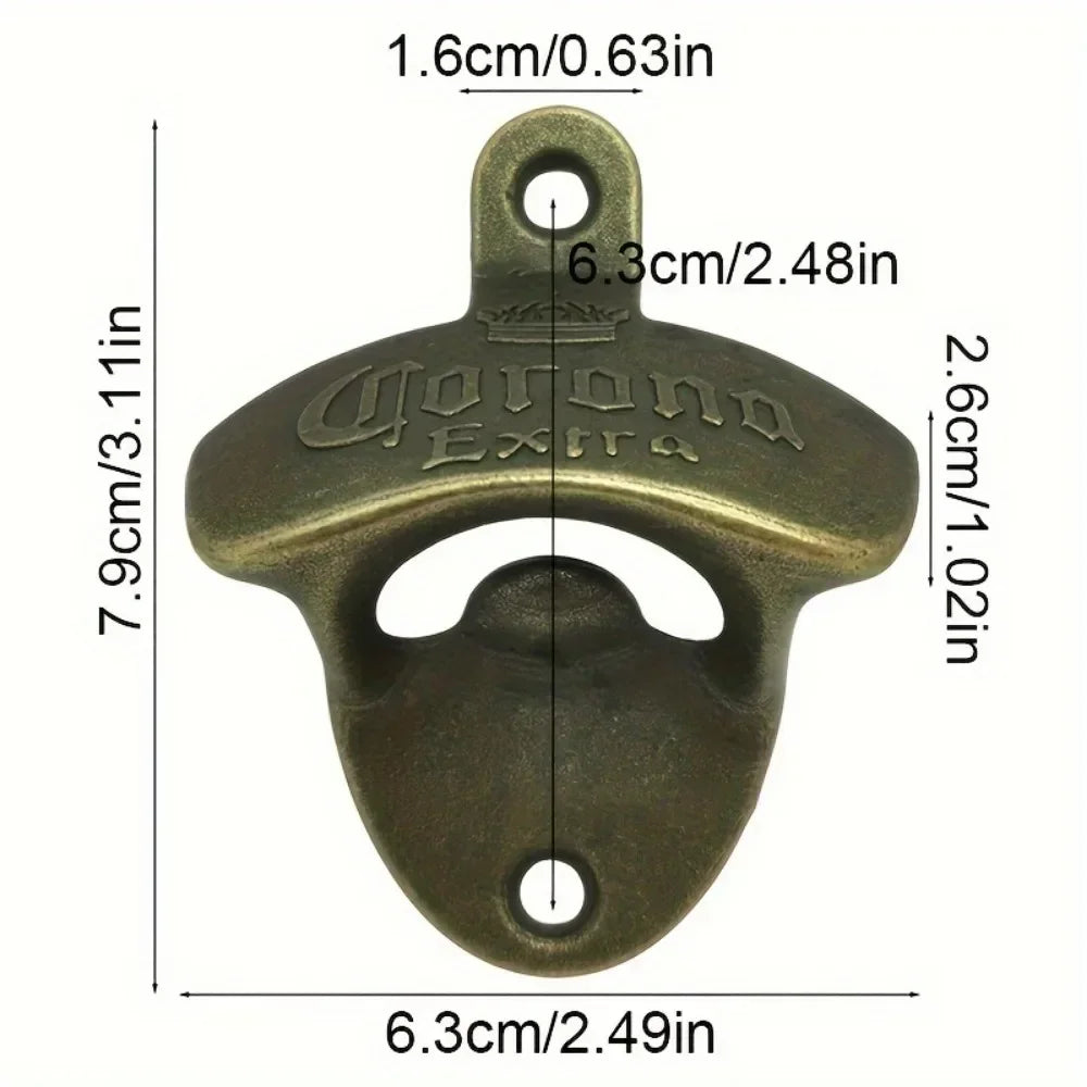 1/3pcs Corona Extra Wall Mounted Bottle Opener Screws