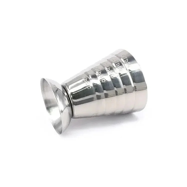 1pc 75ml Stainless Steel Measuring Cup Cocktail Mixing
