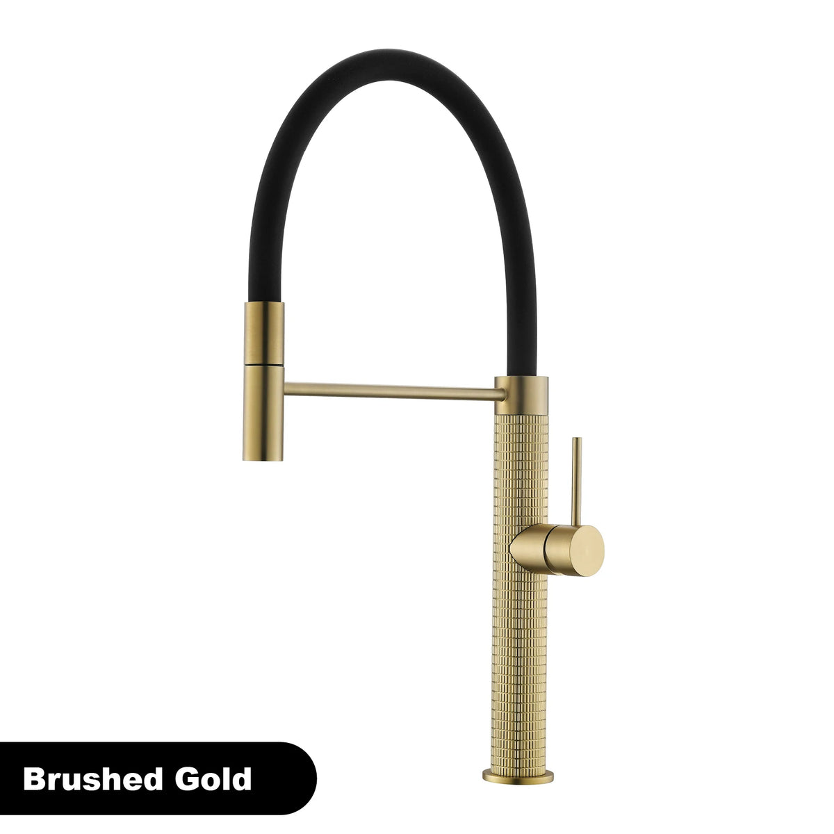 Luxury Brass Brushed Gold Faucet Modern One Handle