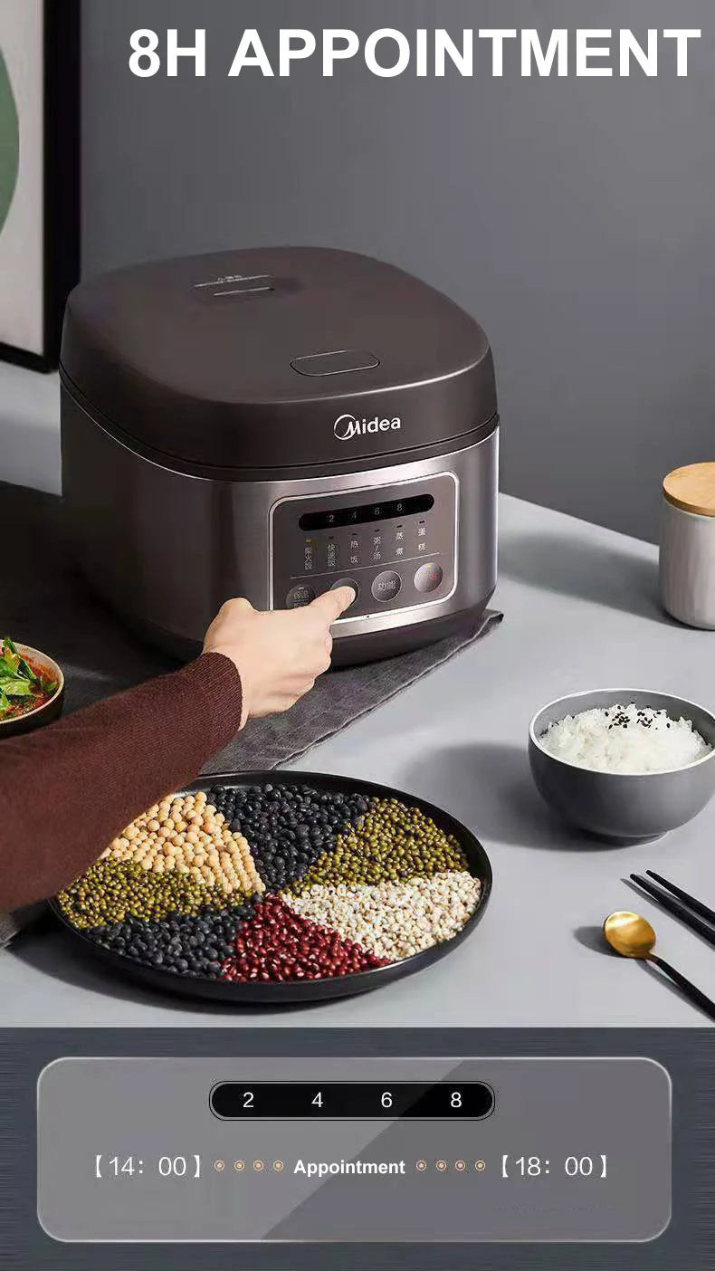 Midea Rice Cooker Large Capacity 4l/5l Suitable 2-10