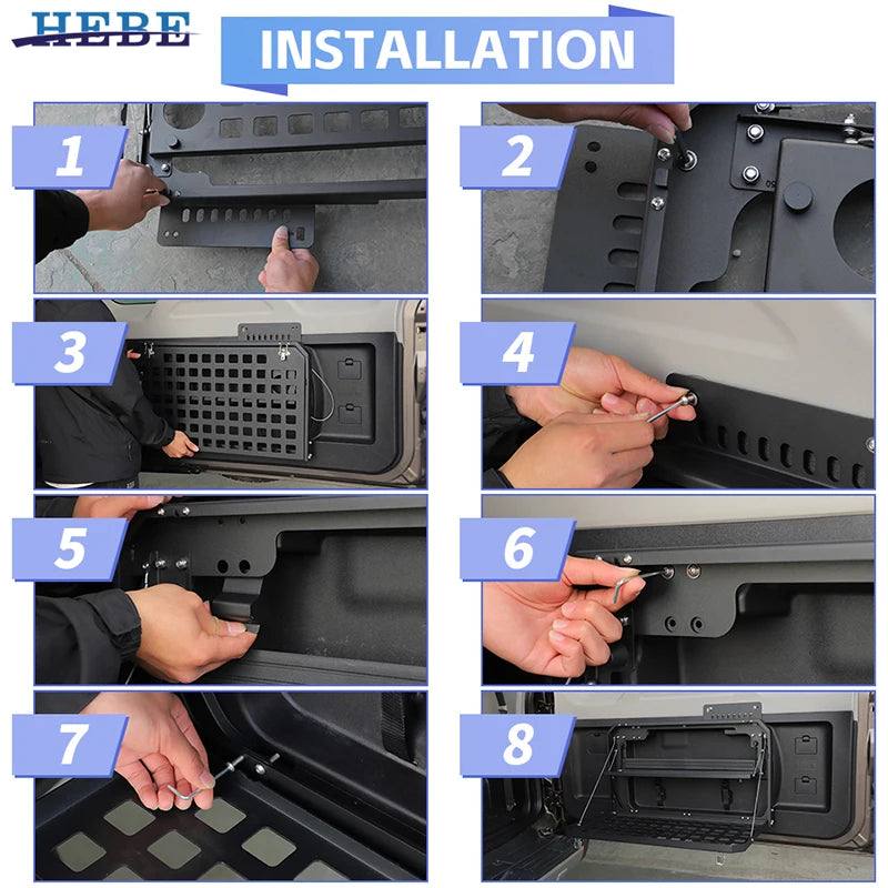 Hebe Double Layer Tailgate Shelf Trunk Storage Rack