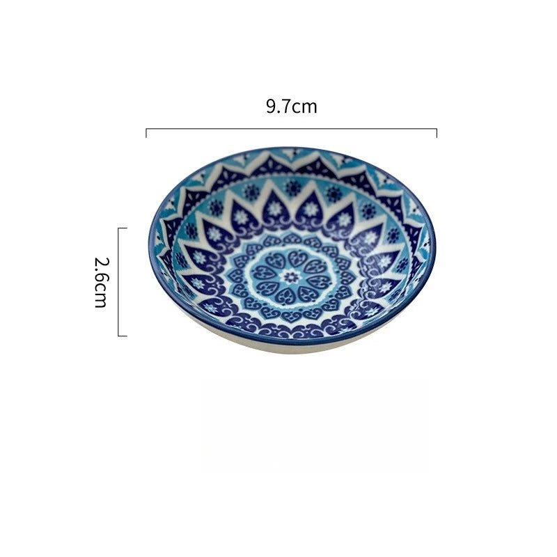 Ceramic Soy Sauce Dish Small Dipping Bowl Tableware