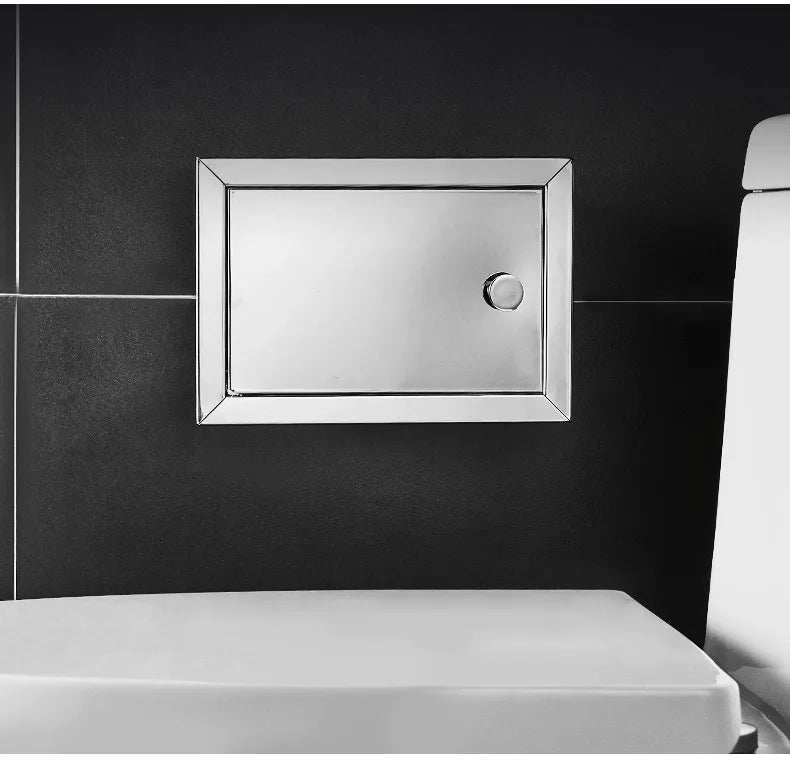 Recessed Matte Black Recessed Toilet Paper Roll Holder