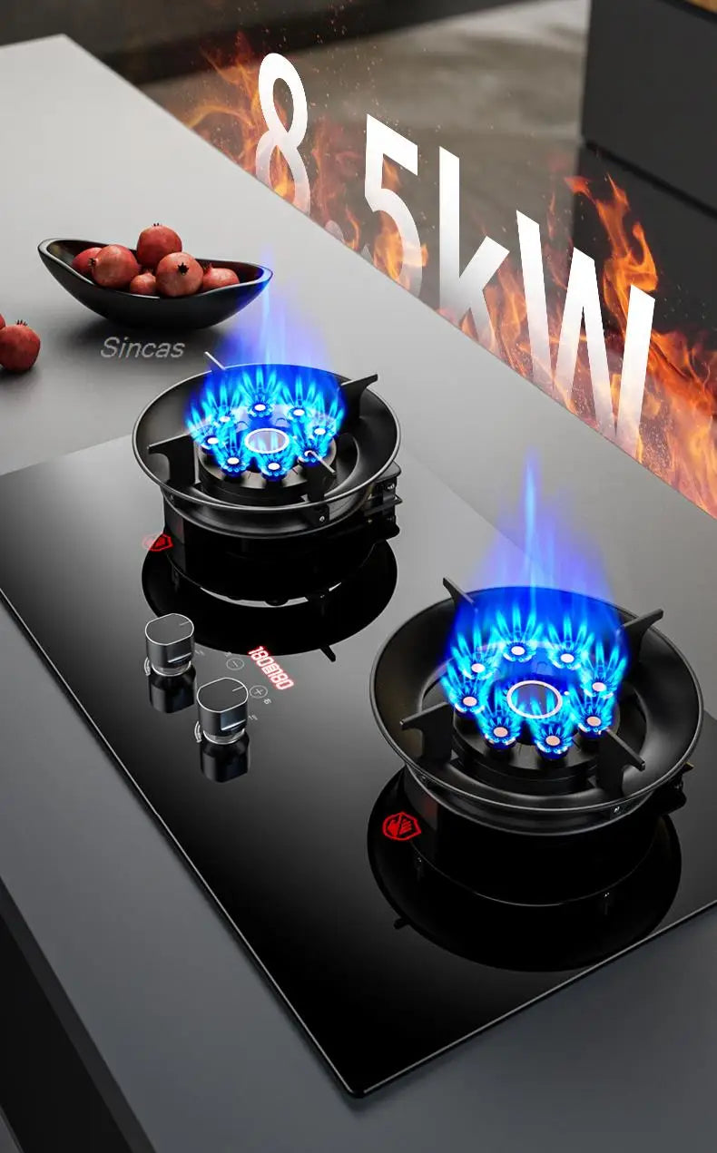 Gas Stoves Dual Stove Embedded Nature Gas/Lpg Timing
