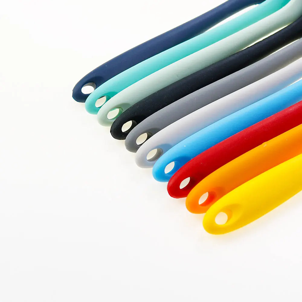 Jcd Silicone Spoon Long Handle Kids Mixing Soup