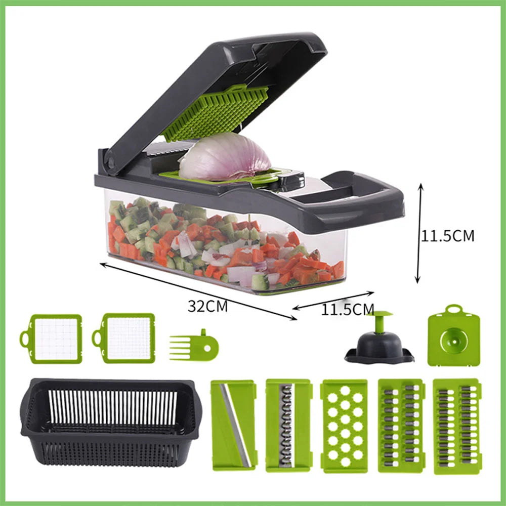 Vegetable Cutter Dicing Blades Slicer Shredder Fruit Peeler