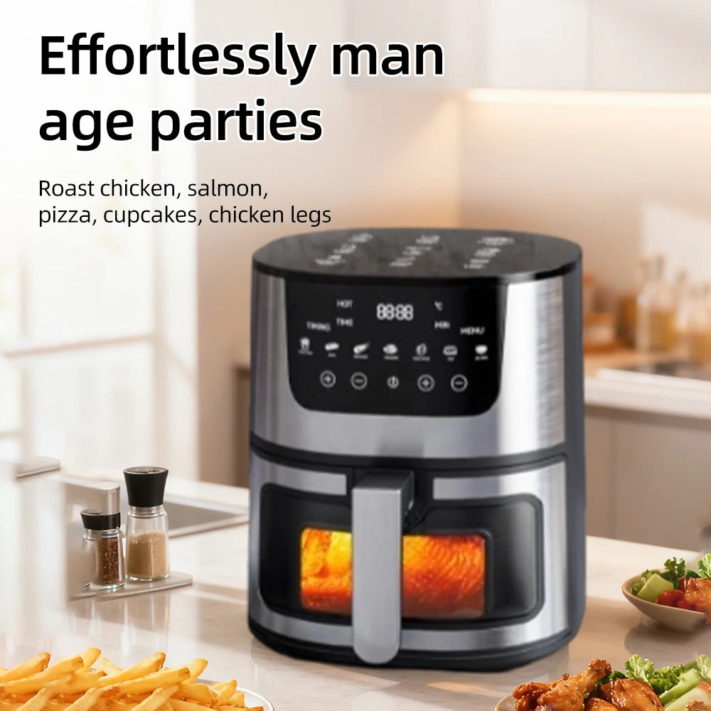 Divedeer 7l Visual Air Fryer - Large Capacity