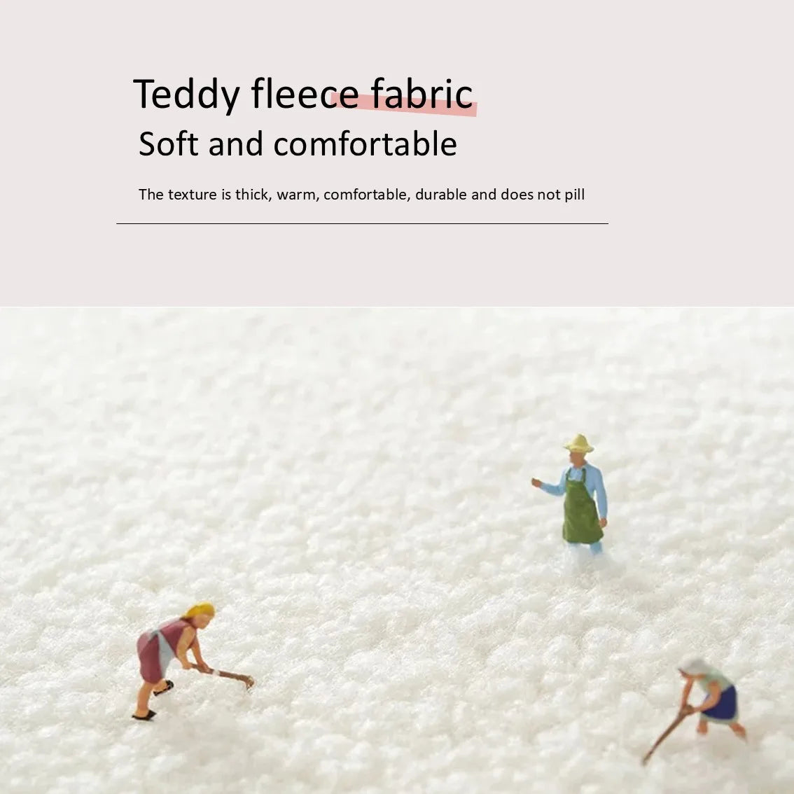 Custom Teddy Waterproof Fabric Sofa Cushion Bay Window