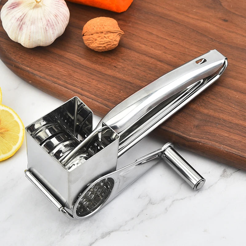 Holaroom Stainless Steel Cheese Slicer Shredder Drums Blades