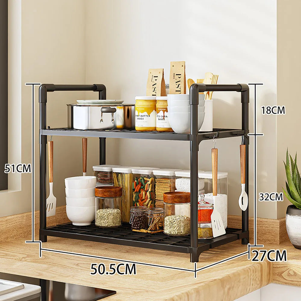 Storage Shelves Organizer Sturdy Shelving Space-Saving Shelves