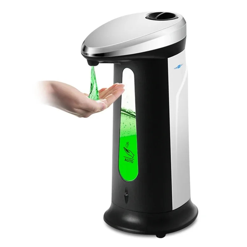 Touchless Automatic Liquid Soap Dispenser 400ml Hands-Free Sensor
