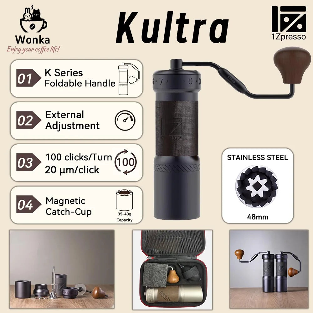 1zpresso Kultra Super Cool Dark Black Coffee Grinder