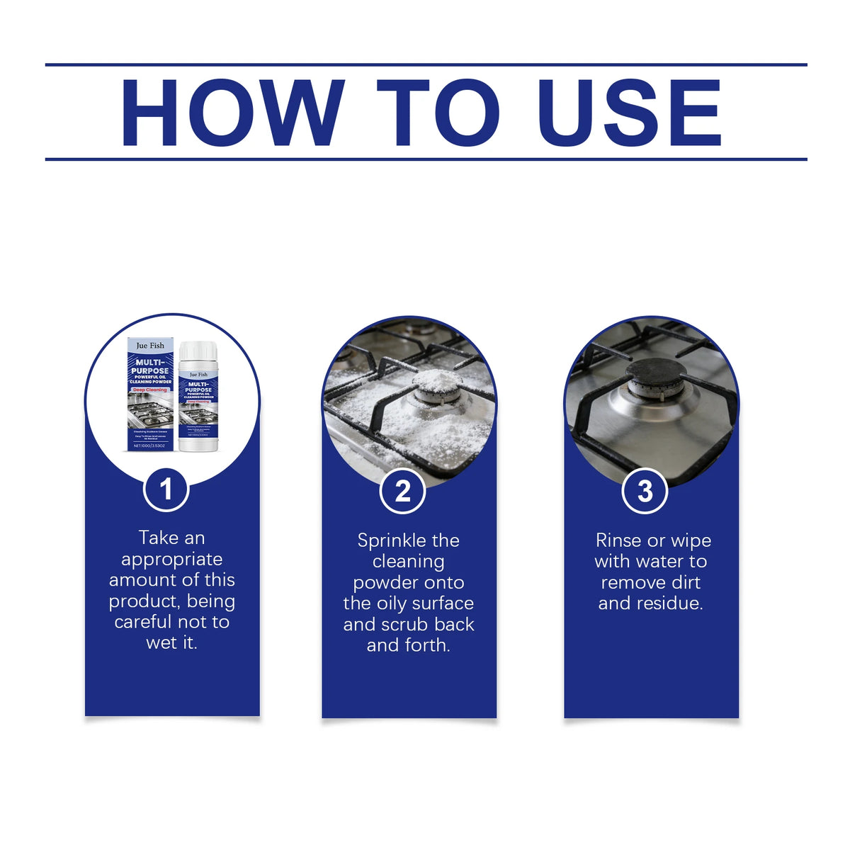 Cleaning Powder Burn Mark Remover Stainless Steel Polish