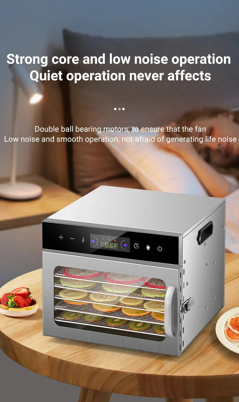 Divedeer 6-18 Layer Touch Screen Food Dehydrator Fruits