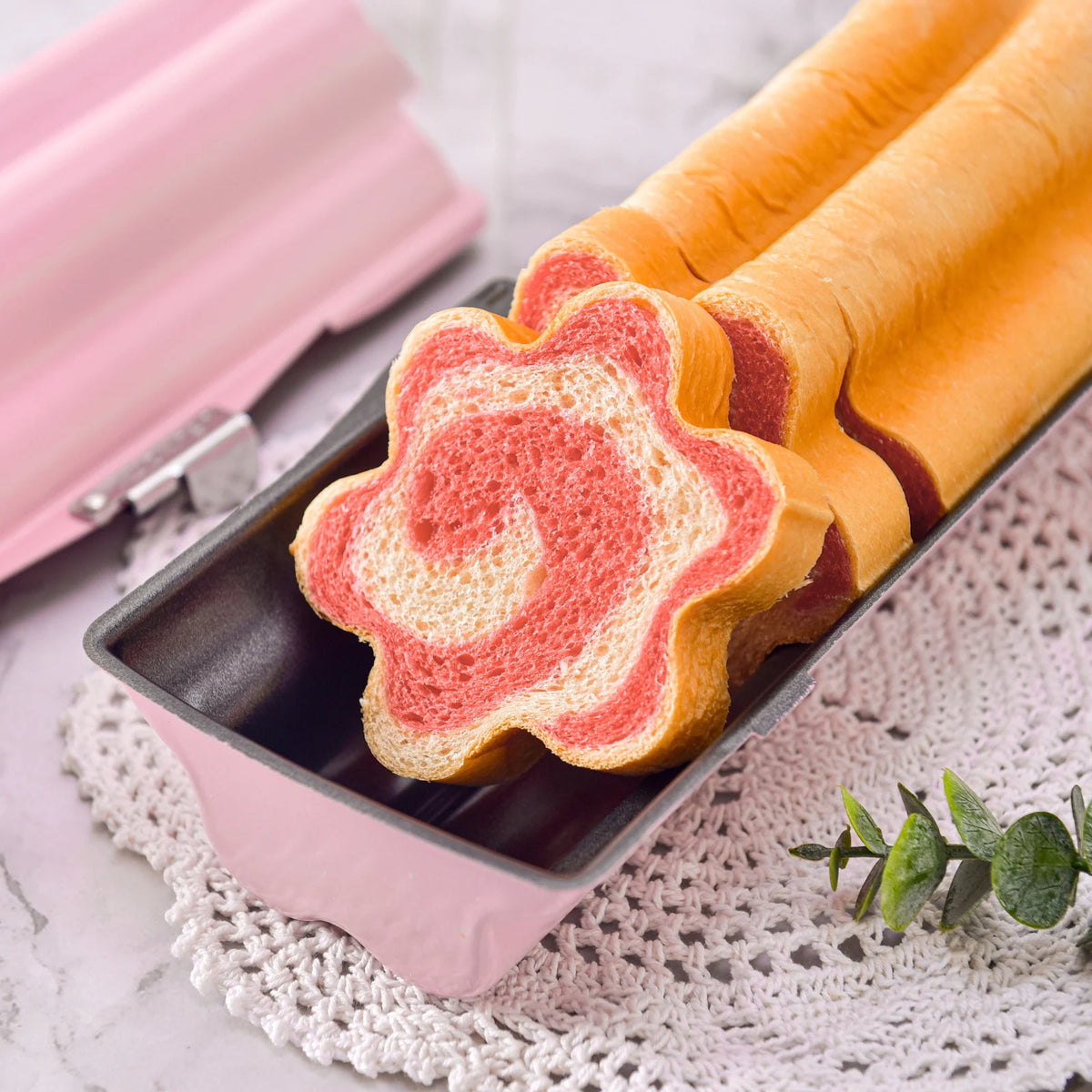 Flower Shape Bread Tray Loaf Pan Heart Round