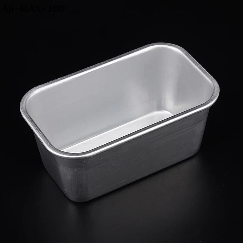Ays 1pc Rectangular Mold Aluminum Alloy Lunch Meat