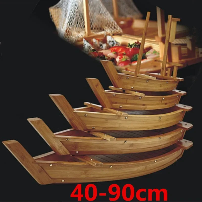 Big 40cm To 90cm Japanese Cuisine Sushi Boats