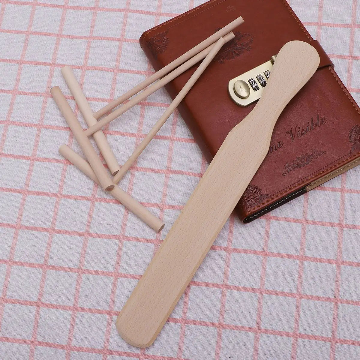 Wooden Crepe Rake Pancake Maker Cooking Utensils Pie