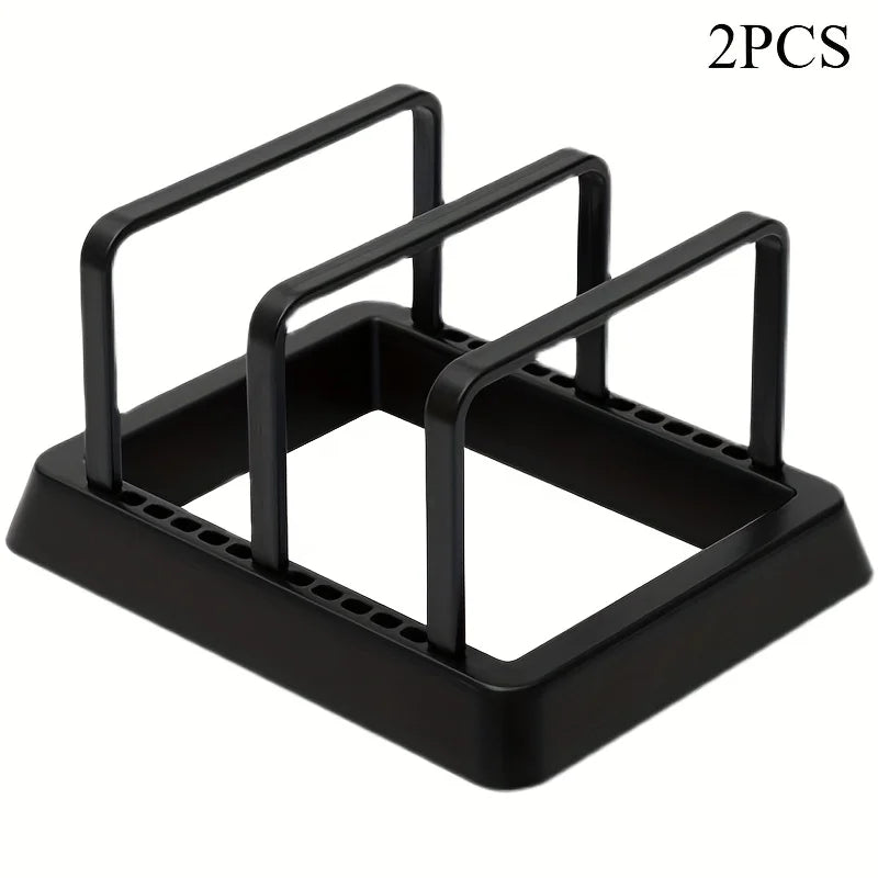 3-In-1 Organizer Rack Space-Saving Drying Storage Tray Pots