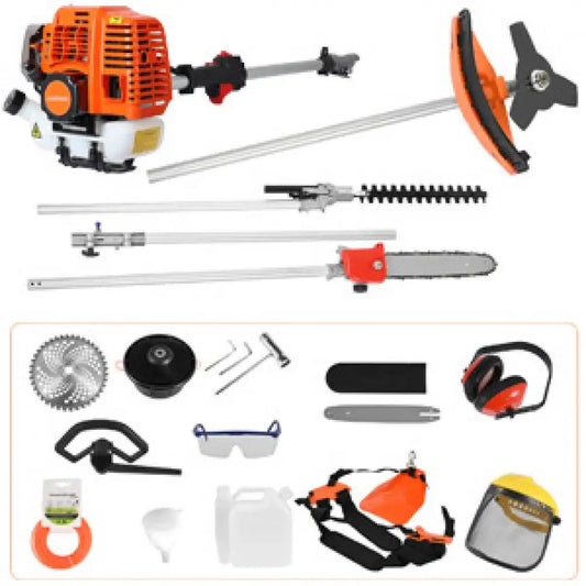 In Lawn Mower 52cc Gas Weed Trimmer Cordless