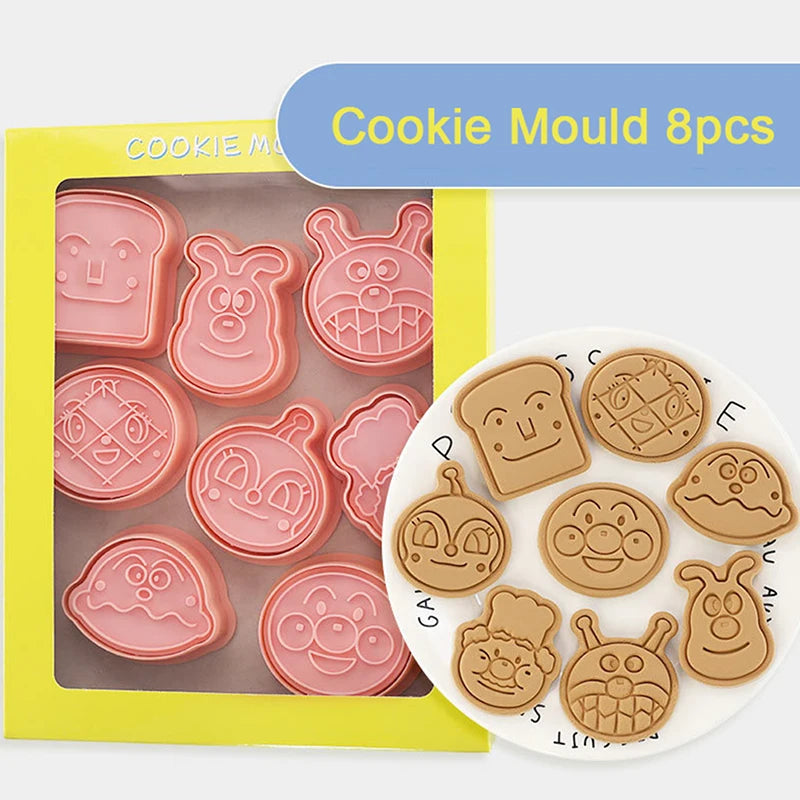 Anpanman Shape Cookie Cutters Fondant Cutter Plastic Cookie