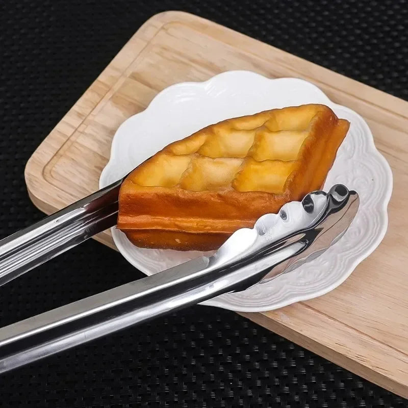 Stainless Steel Food Tongs Food Grade Meat Steak