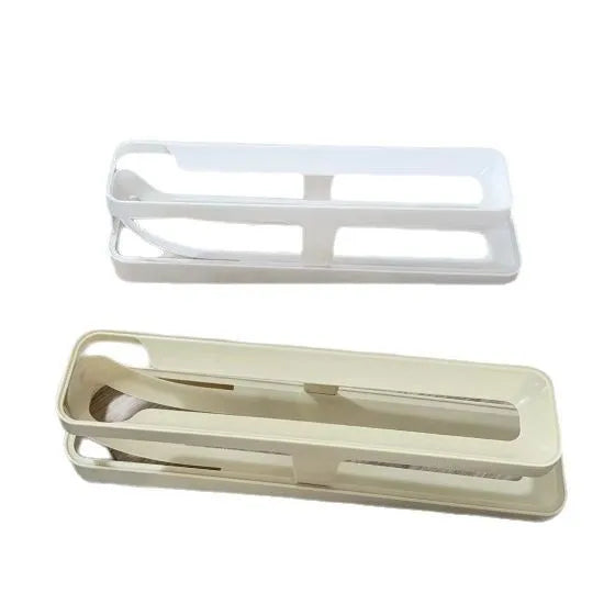 Automatic Rolling Egg Holder Rack Fridge Storage Box