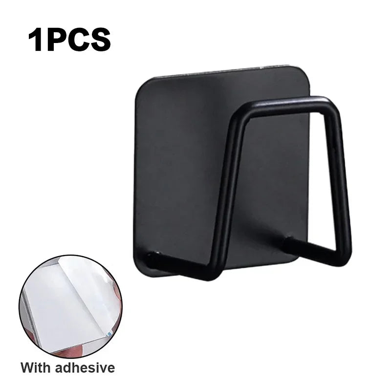 1/5pcs Stainless Steel Sink Shelf Sponges Holders Adhesive