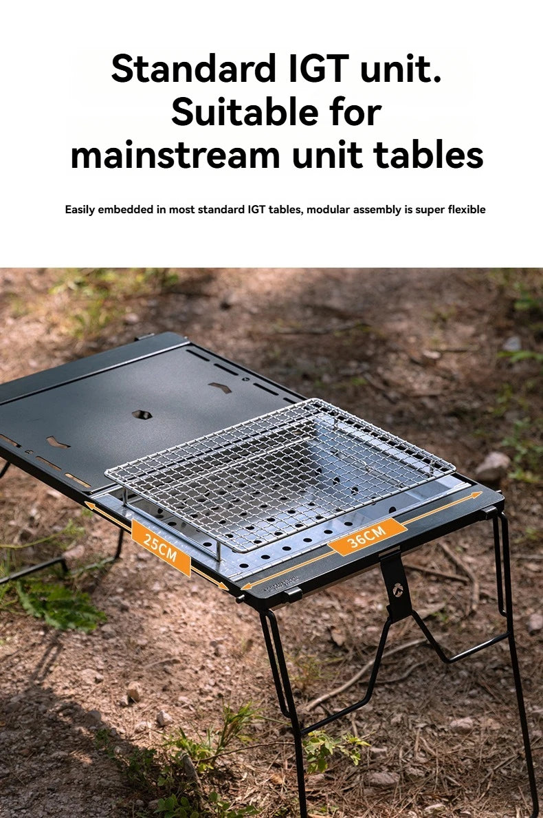 Campingmoon Ug-1 Igt Carbon Grill Camping Table Expansion