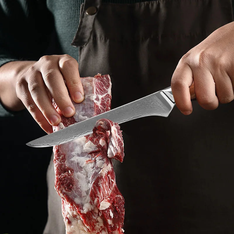 Damascus Steel Professional Chef Knife Super Sharp Cutting
