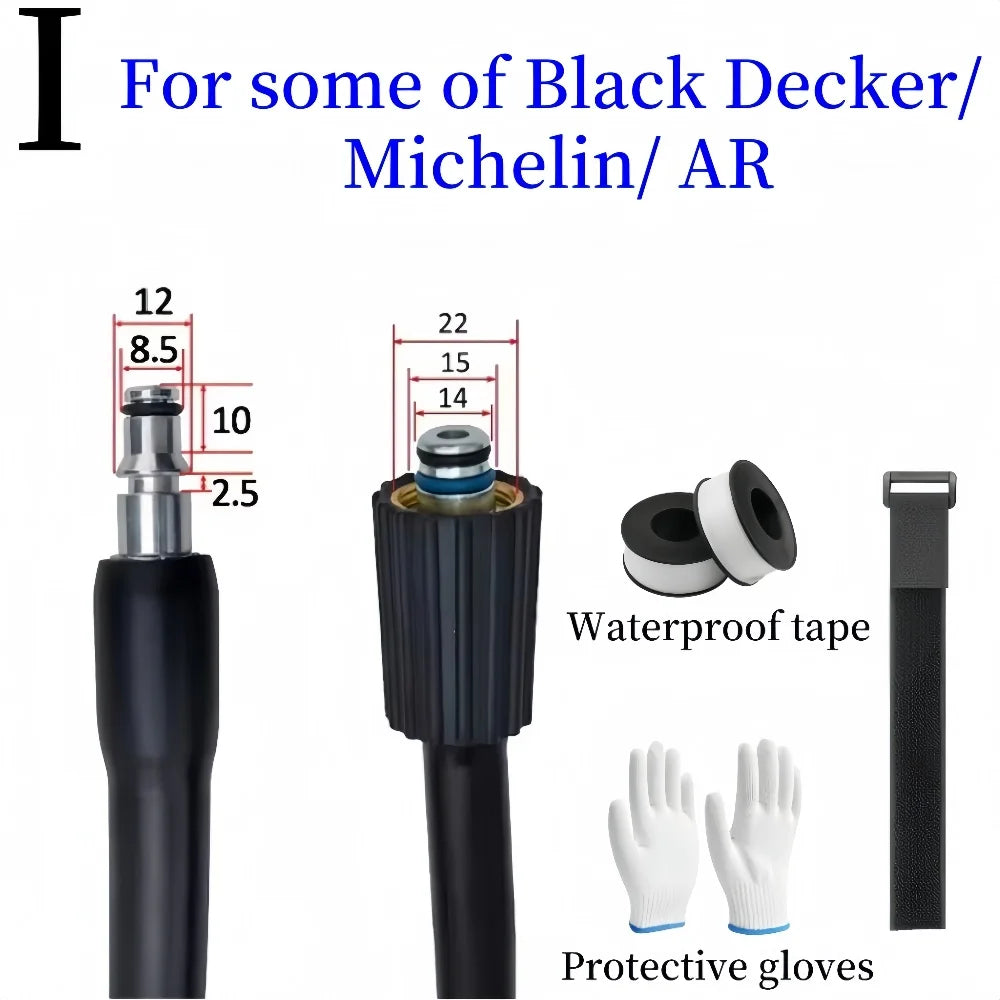 5-50m High Pressure Washer Hose Pipe Cord Car