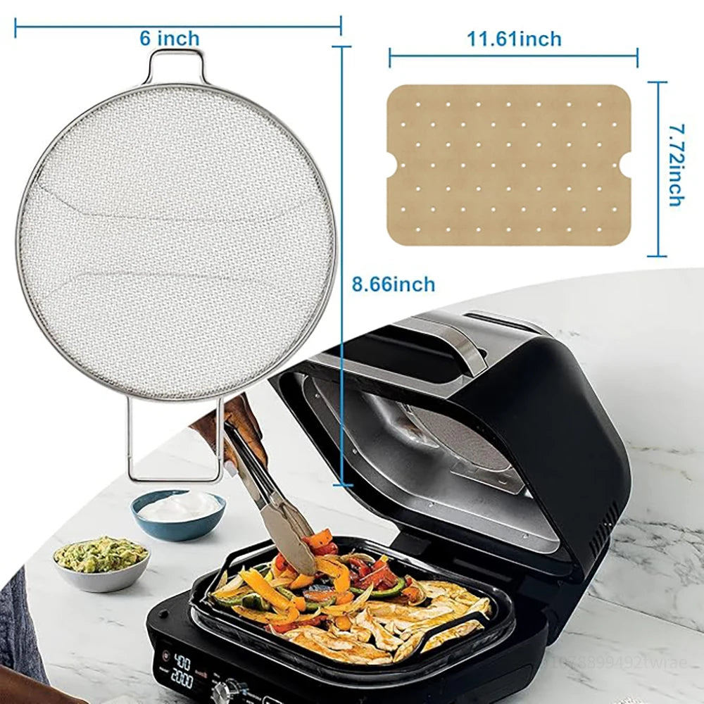 Splatter Shield 50pcs Grill Mat Ninja Foodi Ig651